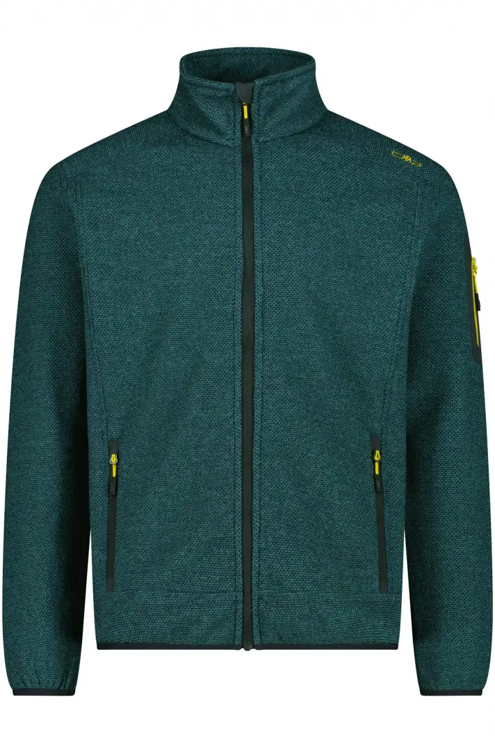 Man Knit Fleece Jacket.