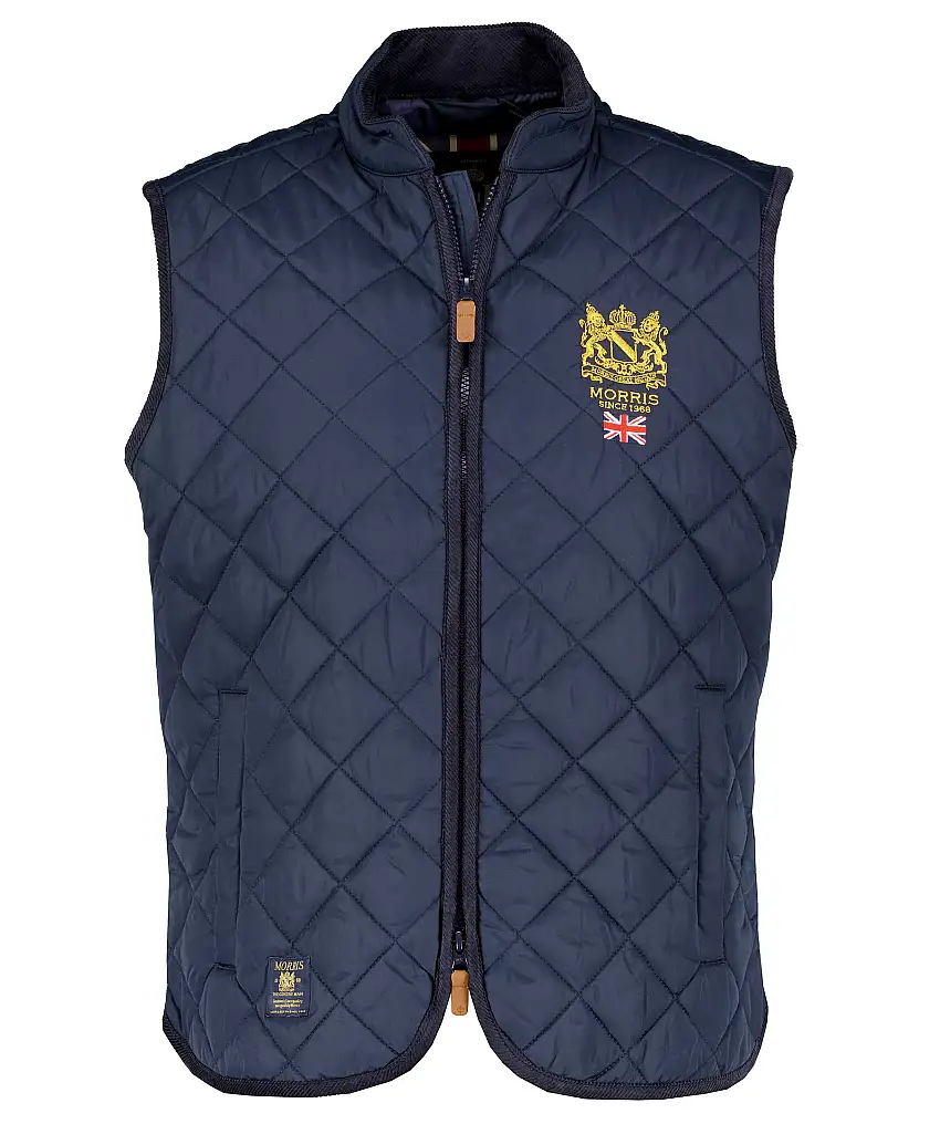 Morris Trenton quilted vest - Blå