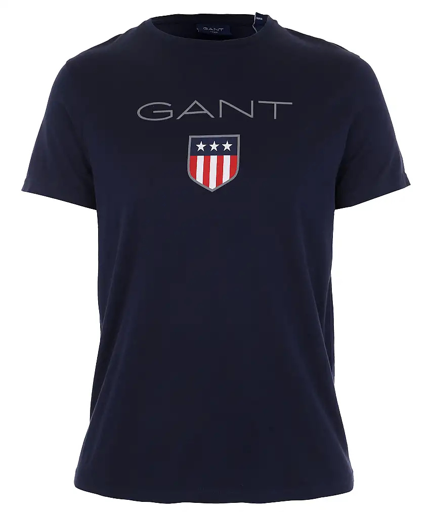 Gant Gant Shield SS T-Shirt - Blå