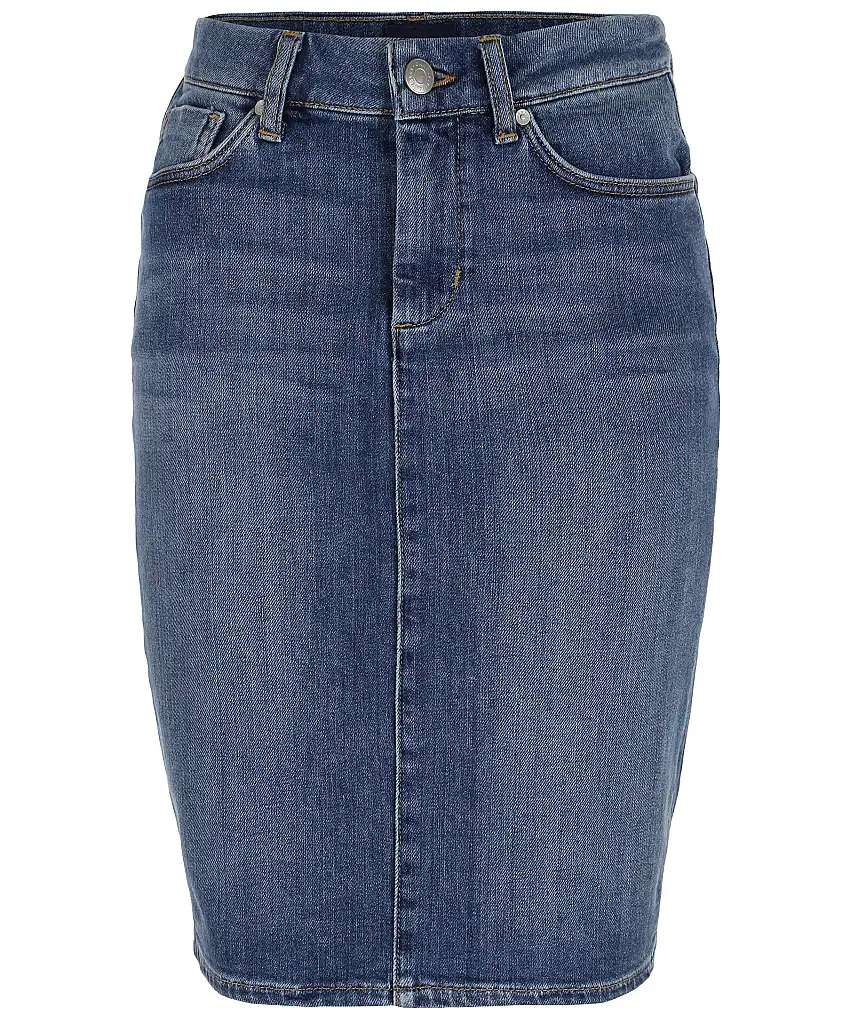 Gant Blue Denim Skirt - Blå