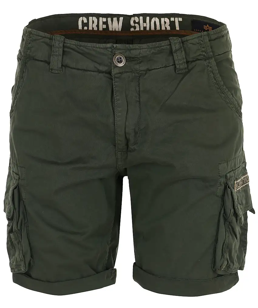 Alpha Industries Crew Short - Grön