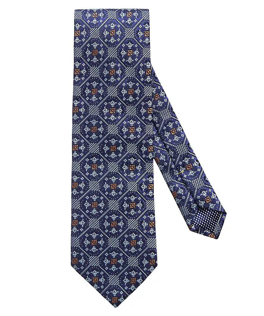Eton Tie 8 cm - Blå