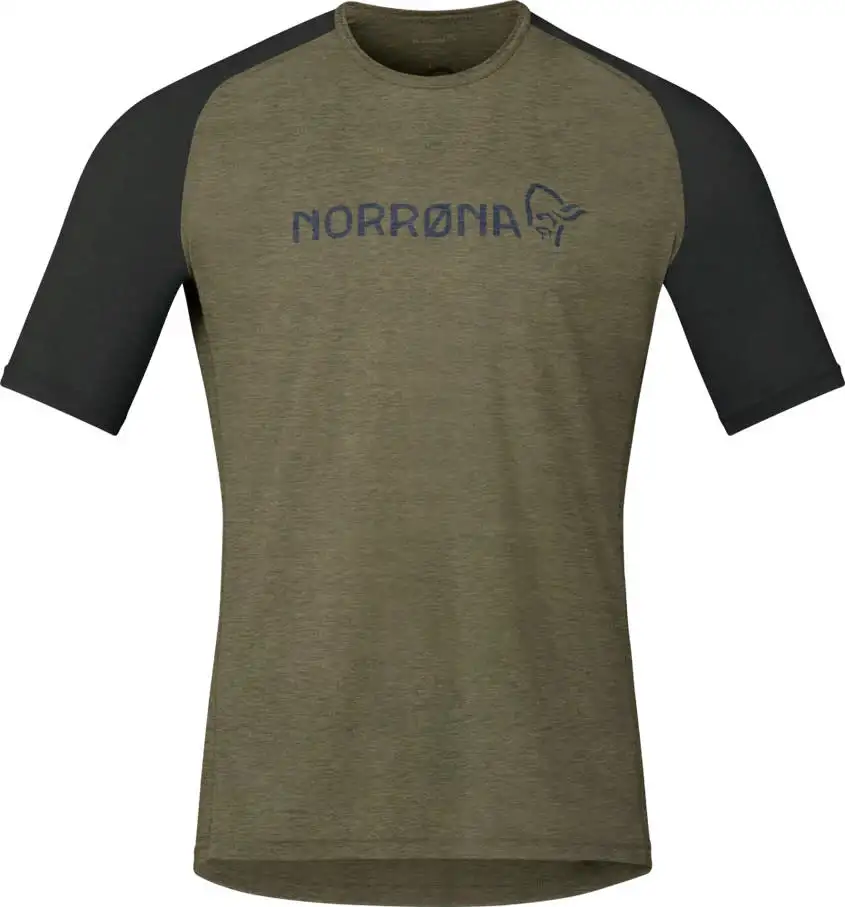 Norrøna Men's Fjørå Equaliser Lightweight T-Shirt Olive Night