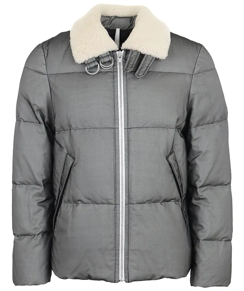 Helmut Lang Band Zip Puffer Orga - Svart