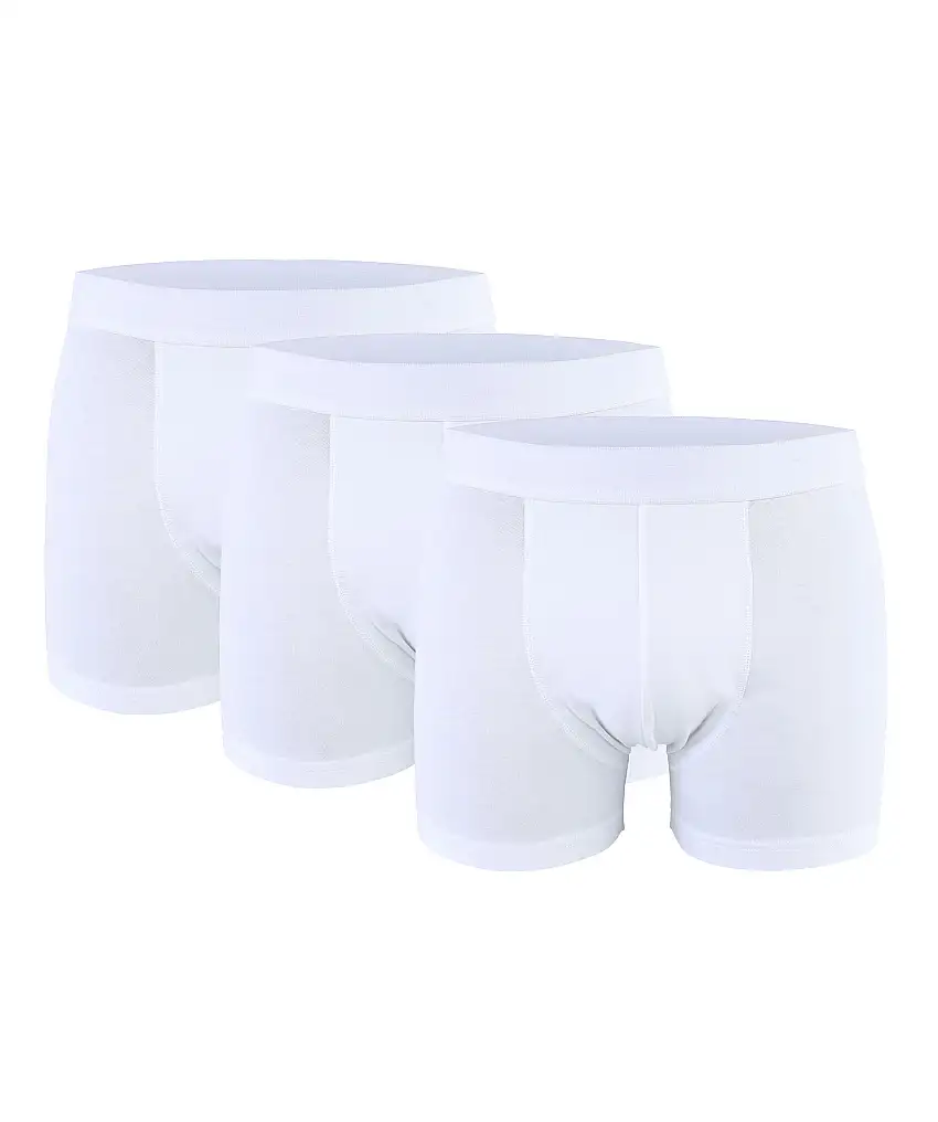 Bread&Boxers Mens 3-pack boxer brief - Vit