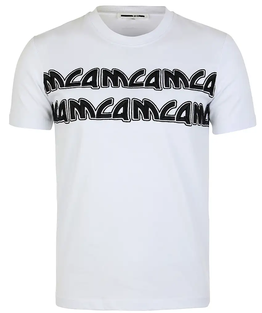 Alexander McQueen Ss crew tee - Vit