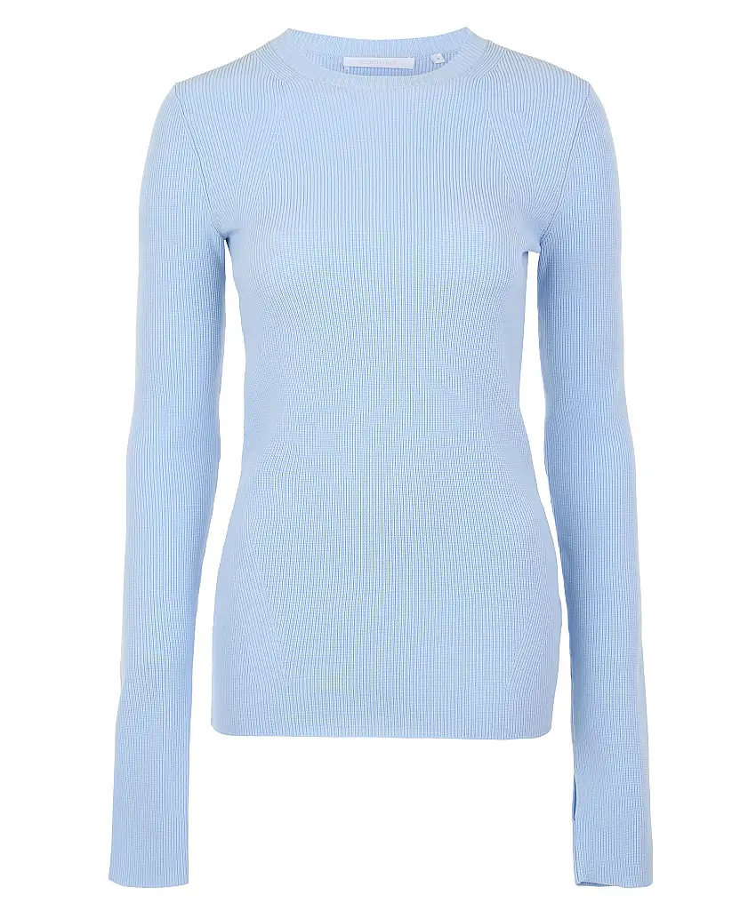 Helmut Lang Longsleeve crewneck 2 - Blå