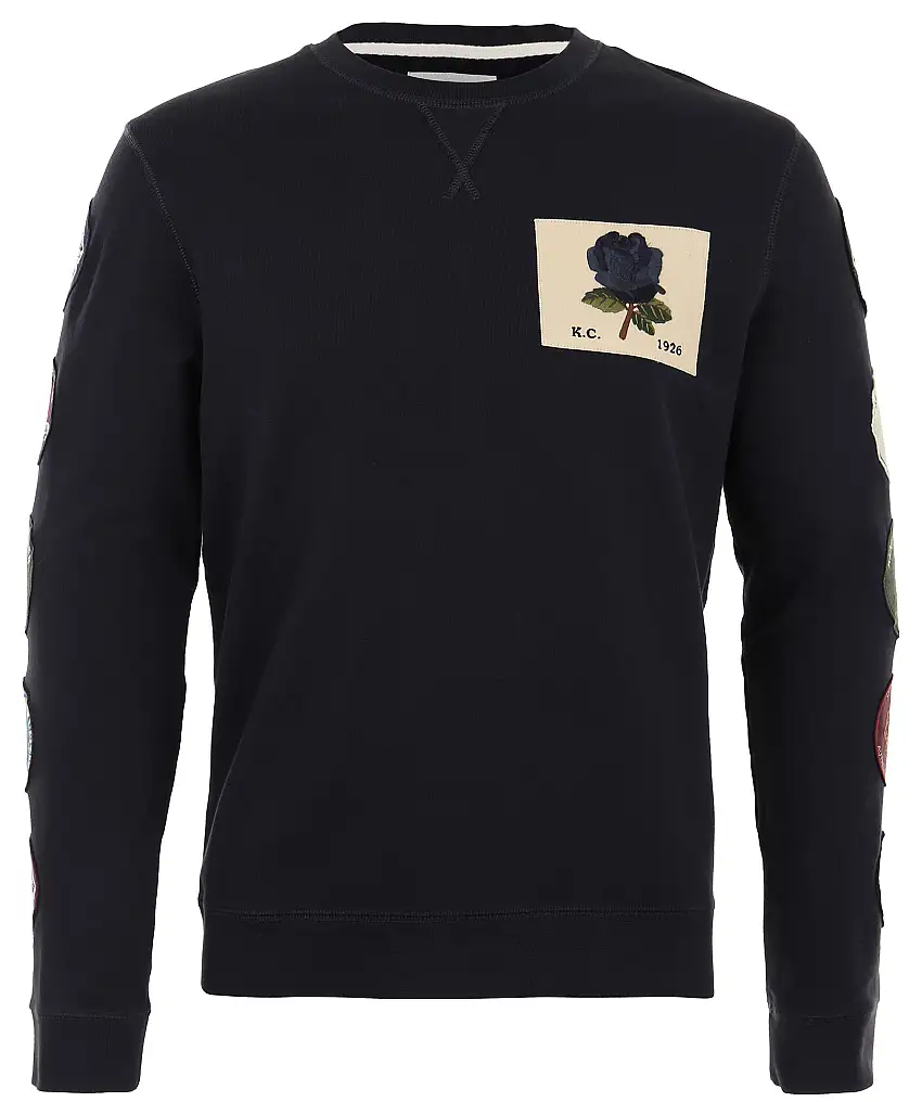 Kent & Curwen Patches sweater   - Blå