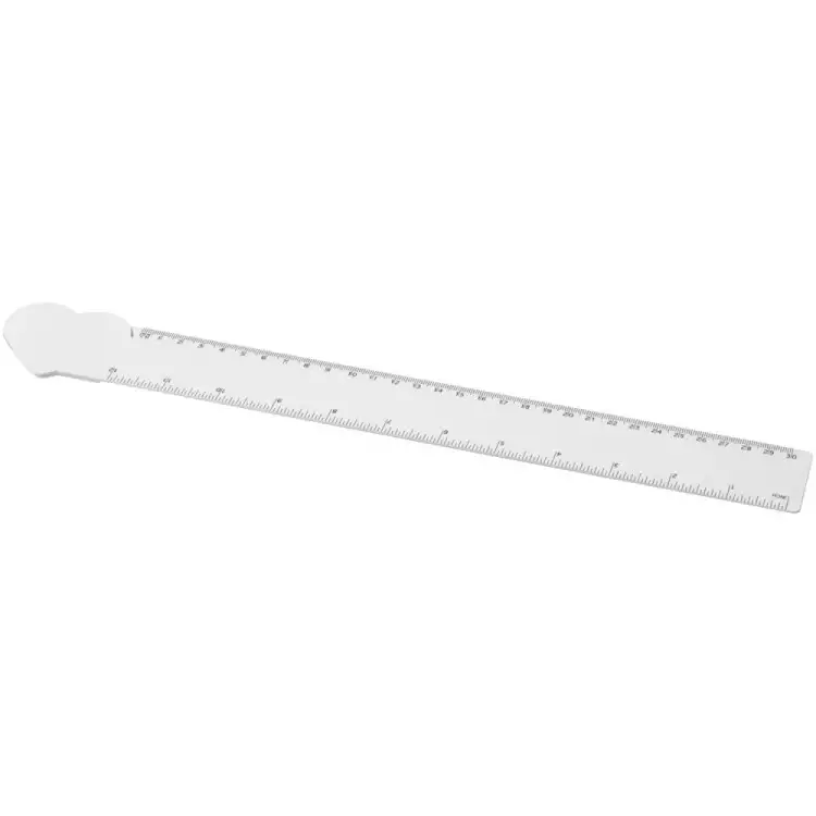Tait 30 cm hjärtformad linjal av återvunnen plast