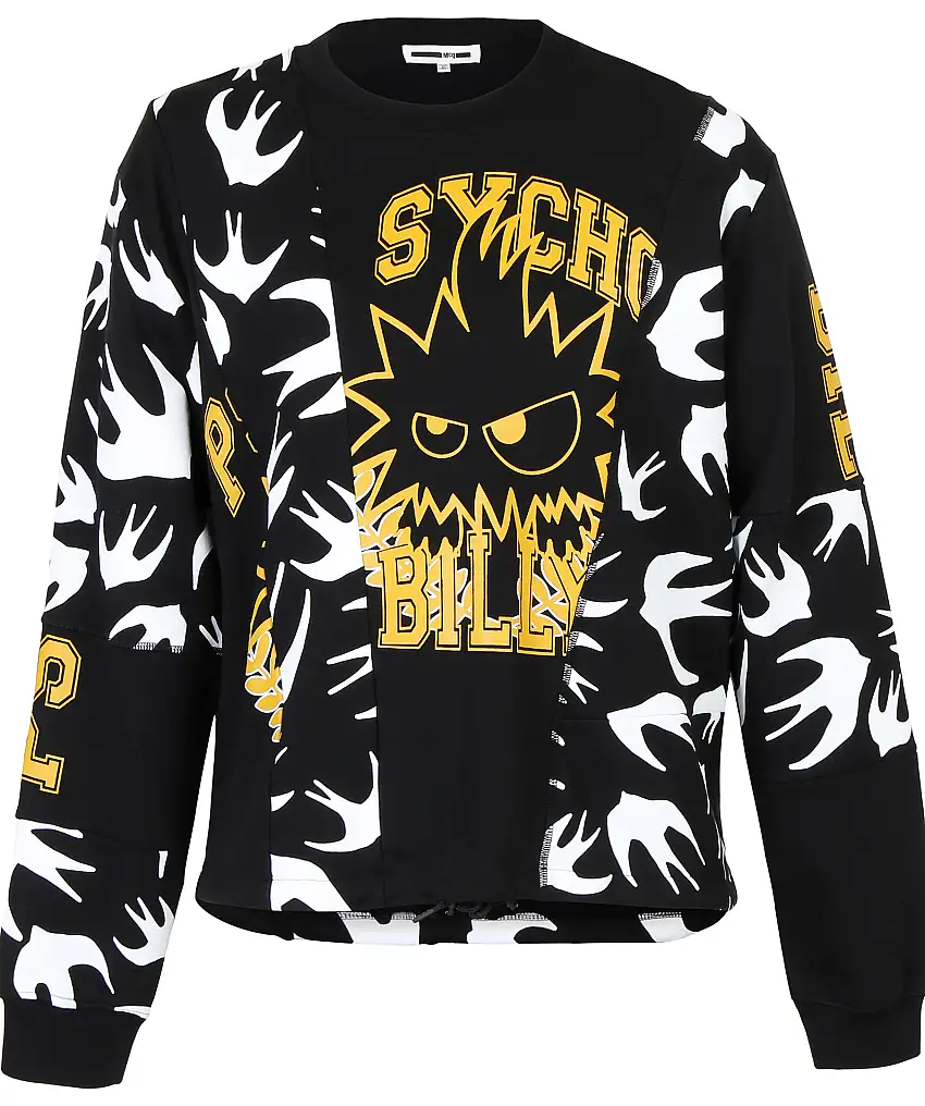 Alexander McQueen Recycled crew neck - Svart