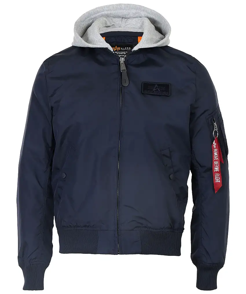 Alpha Industries Ma-1 tt hoody jacket - Brun