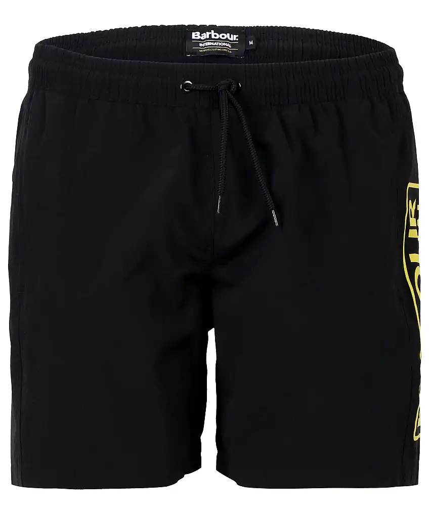 Barbour Large logo swimshorts - Svart