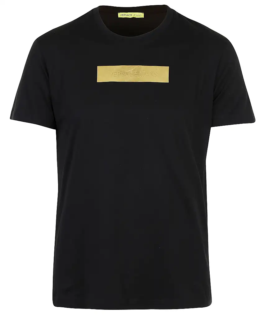 Versace Jeans Couture Jersey Cotton Mark - Svart