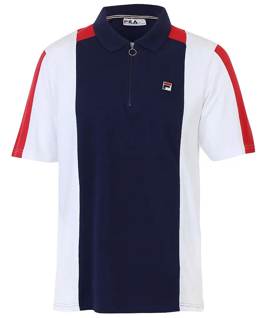 FILA Archive Inspired Zip Polo - Multi