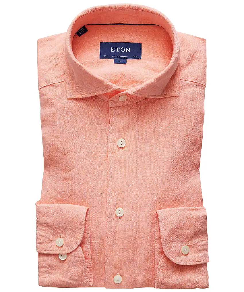 Eton Contemporary Fit Casual - Röd