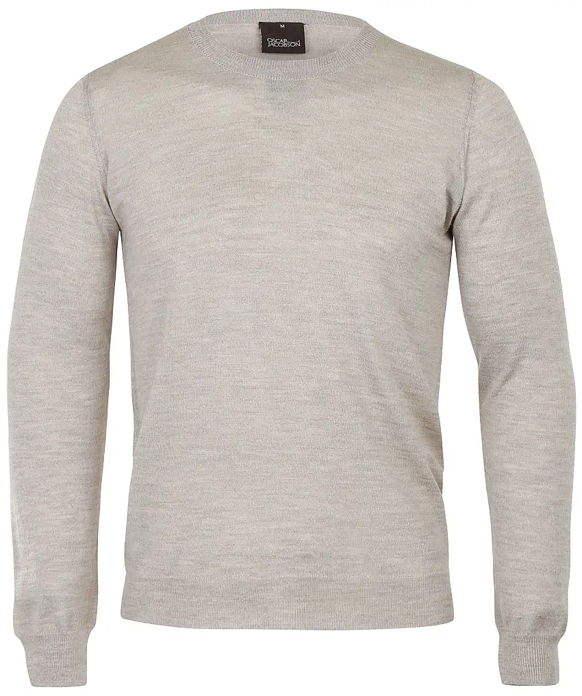 Oscar Jacobson Custer Roundneck - Brun