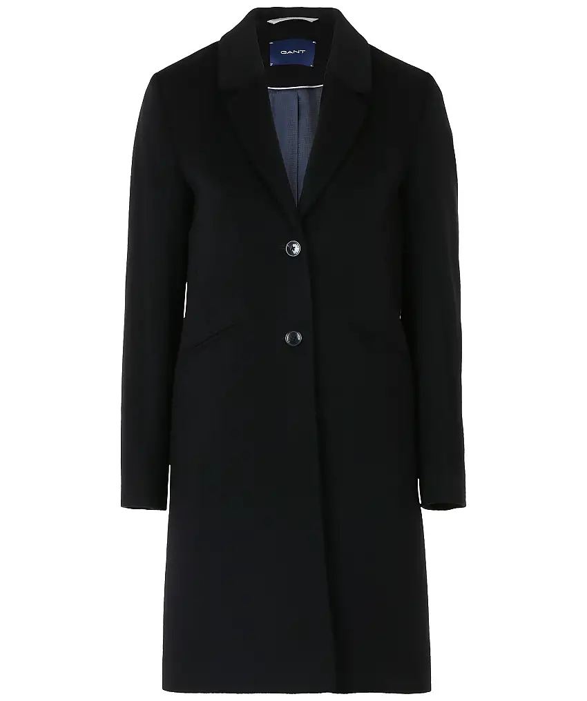 Gant Classic tailored coat - Svart