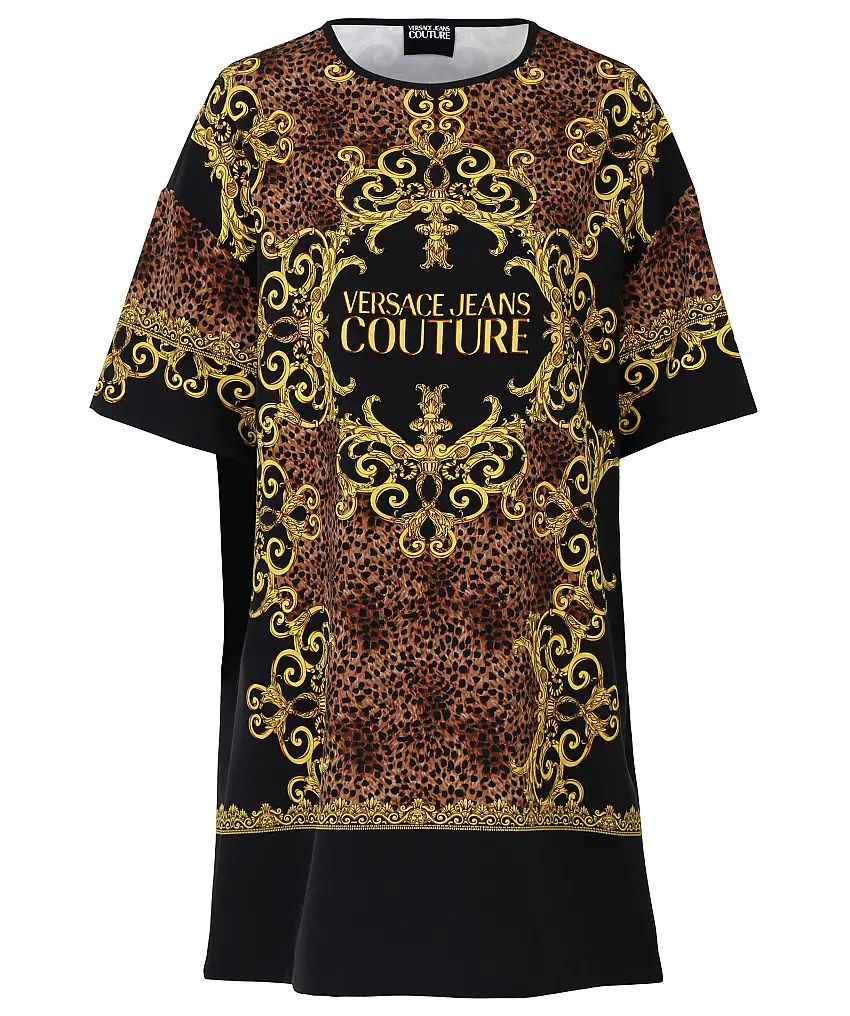 Versace Jeans Couture Jaquard Print Dress - Multi