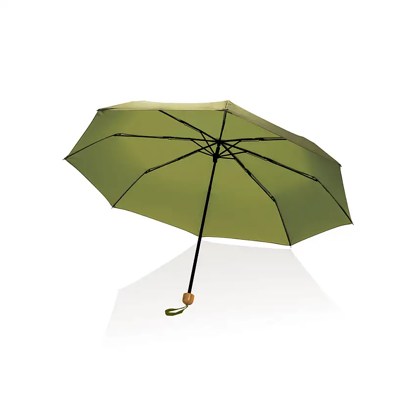 20.5" Impact AWARE™ RPET 190T Pongee paraply  bambu