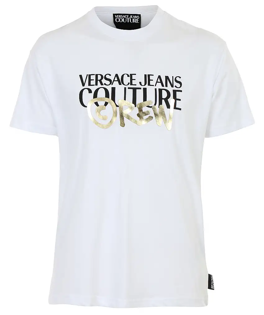 Versace Jeans Couture Crew logo t-shirt - Vit
