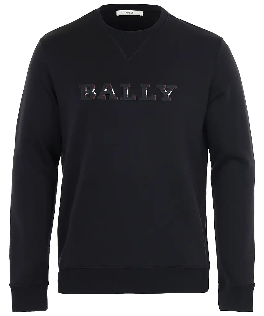 Bally Sweatshirt Logo - Svart