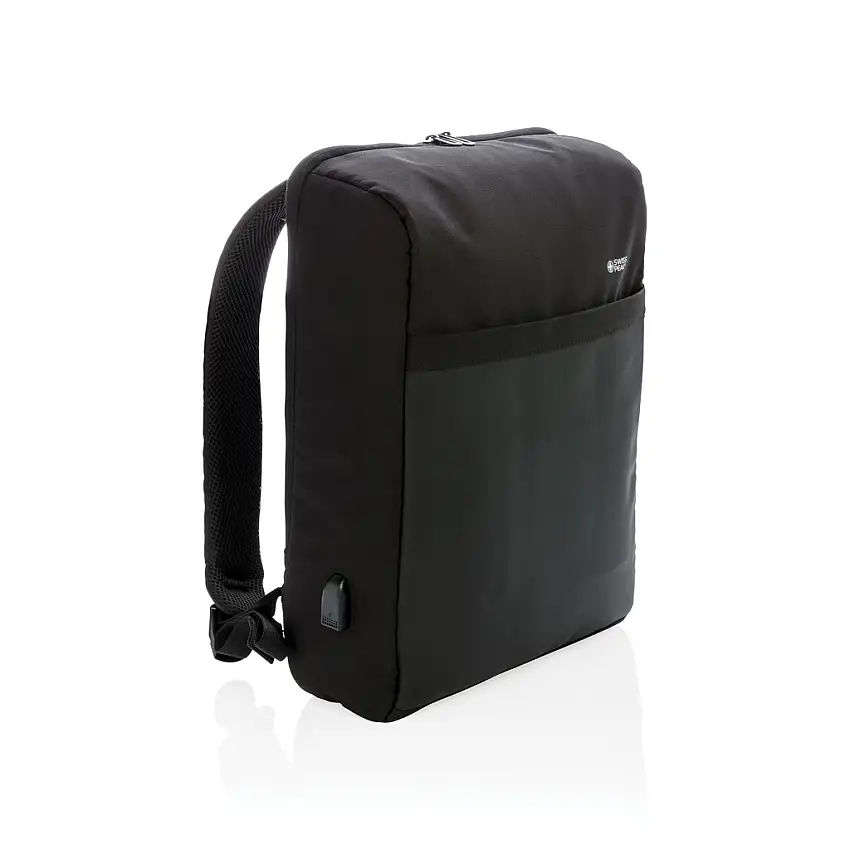 Swiss Peak 15" stöldskyddad RFID & USB-ryggsäck, PVC-fri