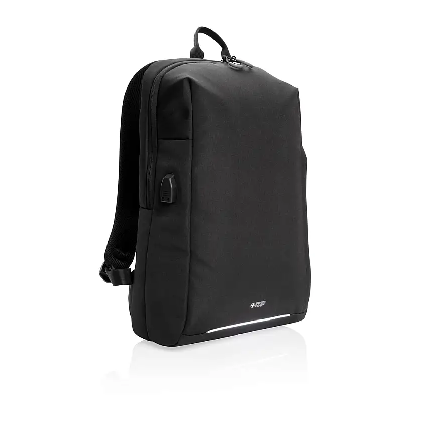 Swiss Peak AWARE™ RFID och USB A laptopryggsäck
