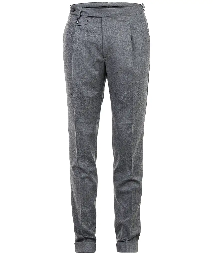 Morris Heritage Jason Flannel Trousers - Grå