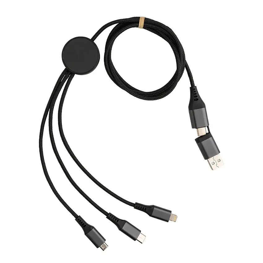 Terra 120cm 6-i-1 kabel i RCS återvunnen aluminium