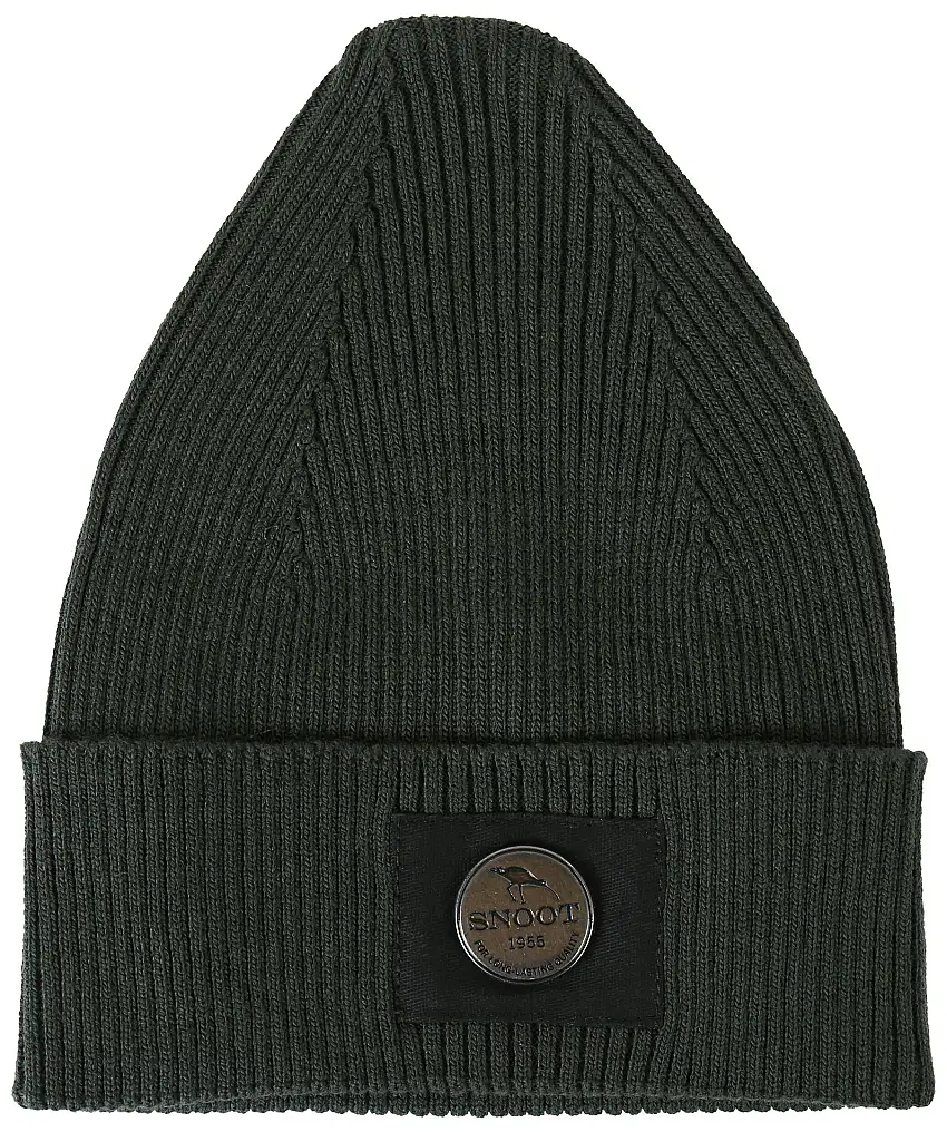 Snoot Merino Hat Metal Badge - Grön