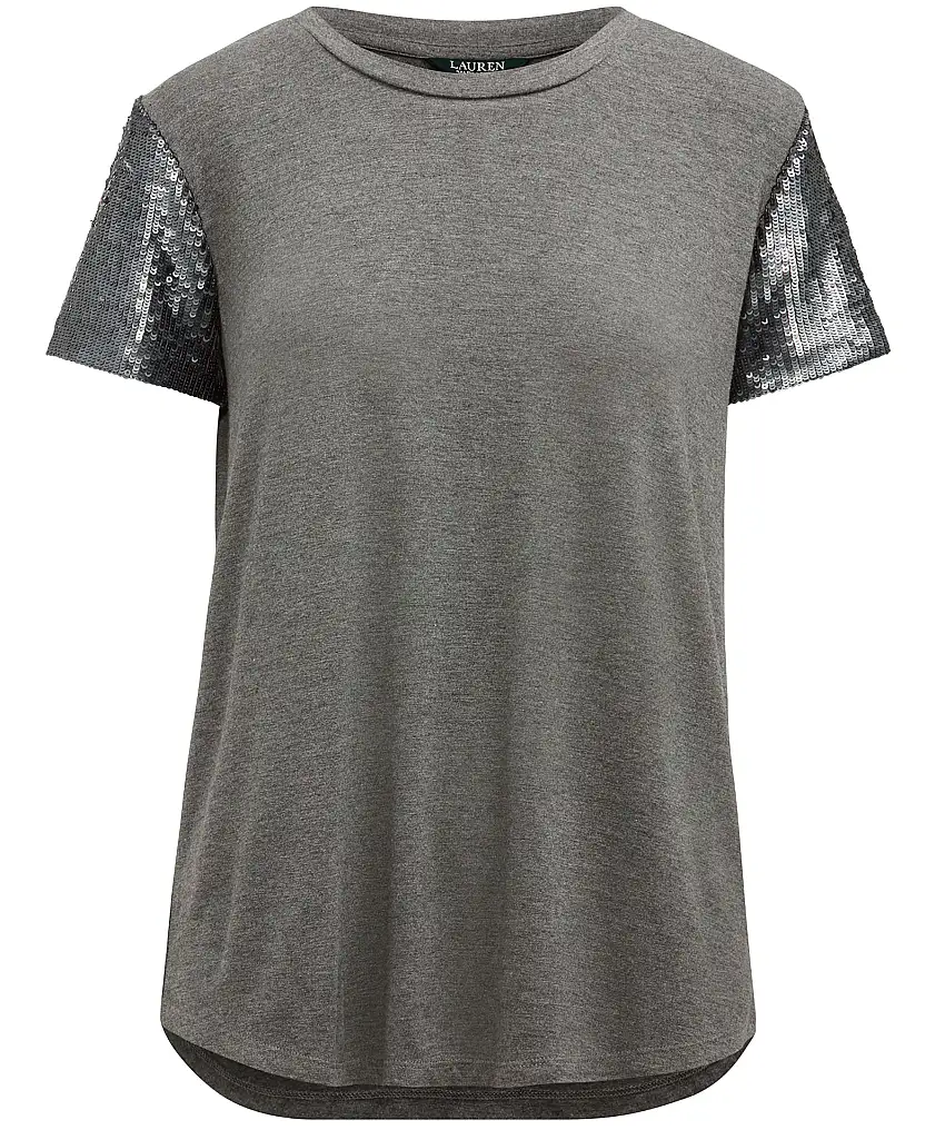 Lauren Ralph Lauren Unyty short sleeve - Grå