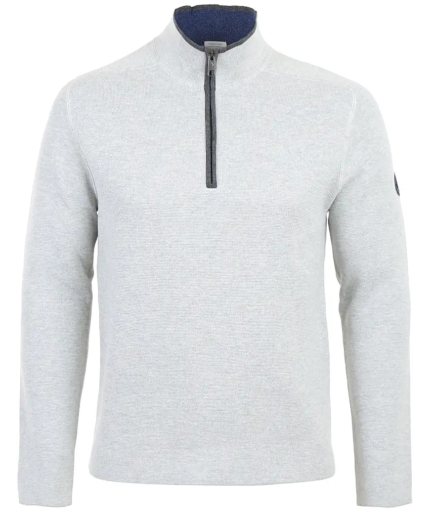 Boomerang Melvin Half Zip Sweater - Grå