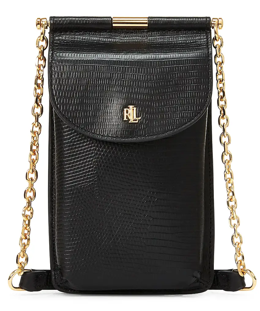 Lauren Ralph Lauren Enfield phone crossbody - Svart
