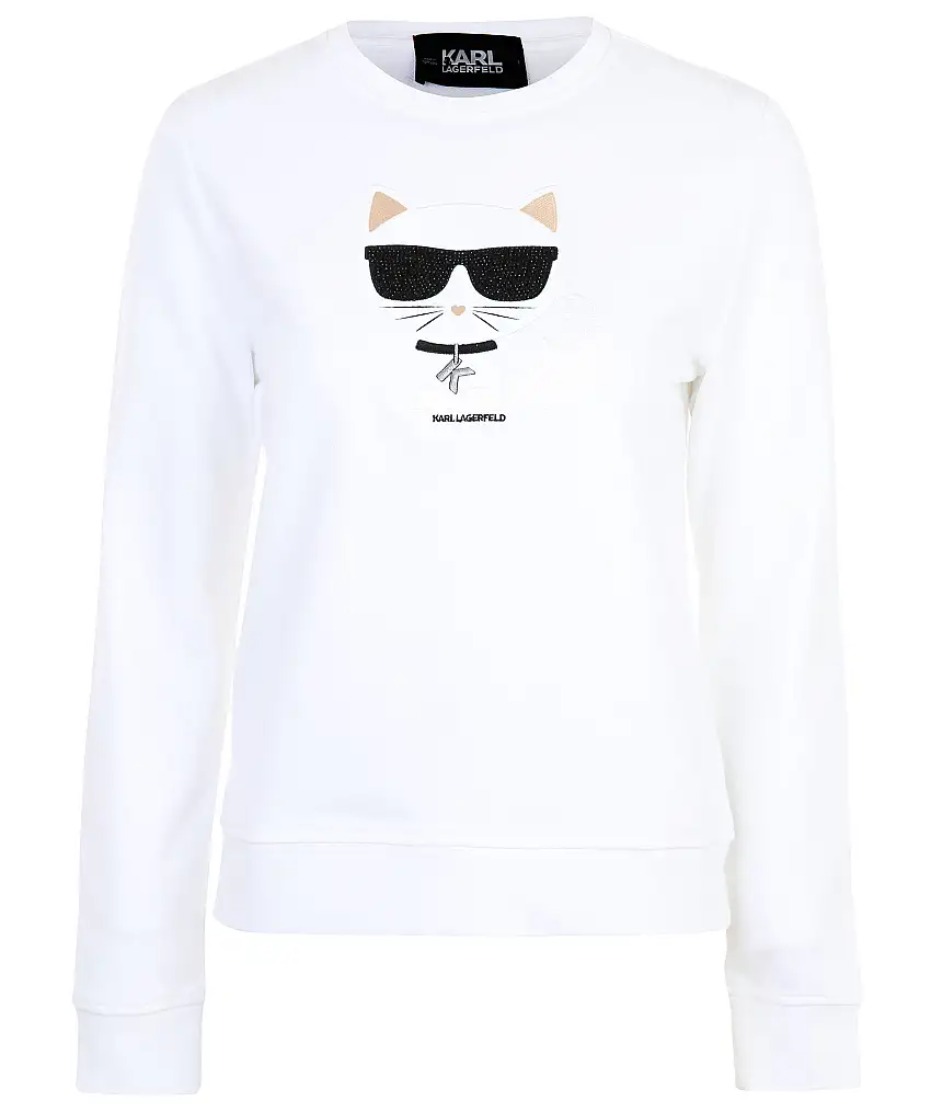 Karl Lagerfeld Karl Lagerfeld crew - Vit