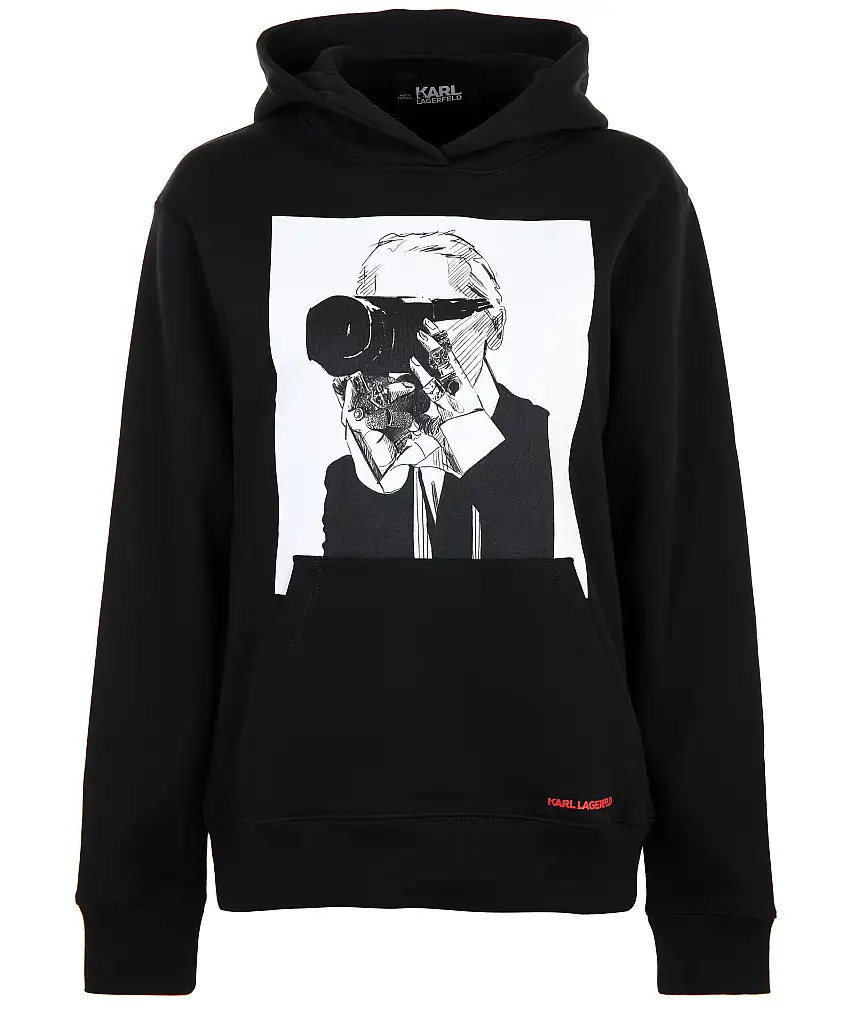 Karl Lagerfeld Karl lagerfeld crew - Svart