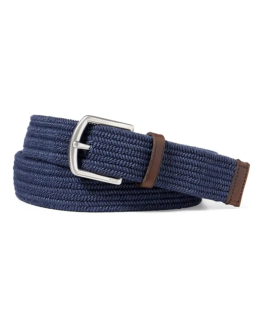 Polo Ralph Lauren Braided Stretch Belt - Blå