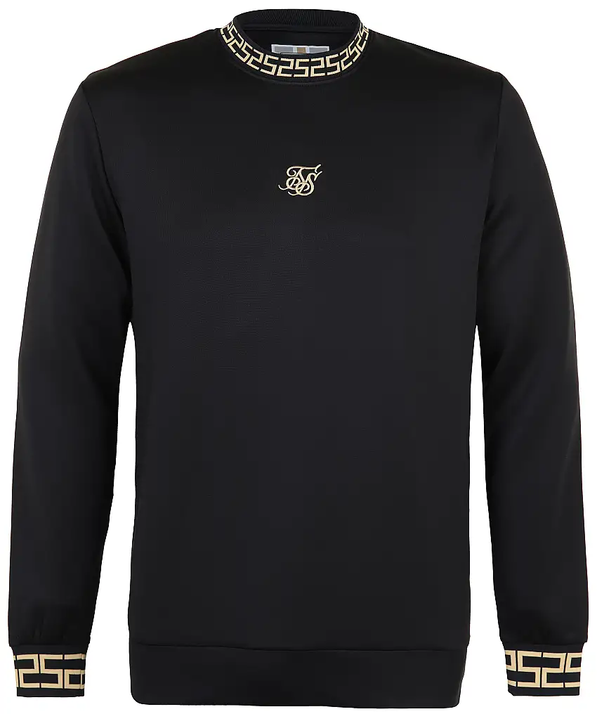 SikSilk Chain rib sweater - Svart