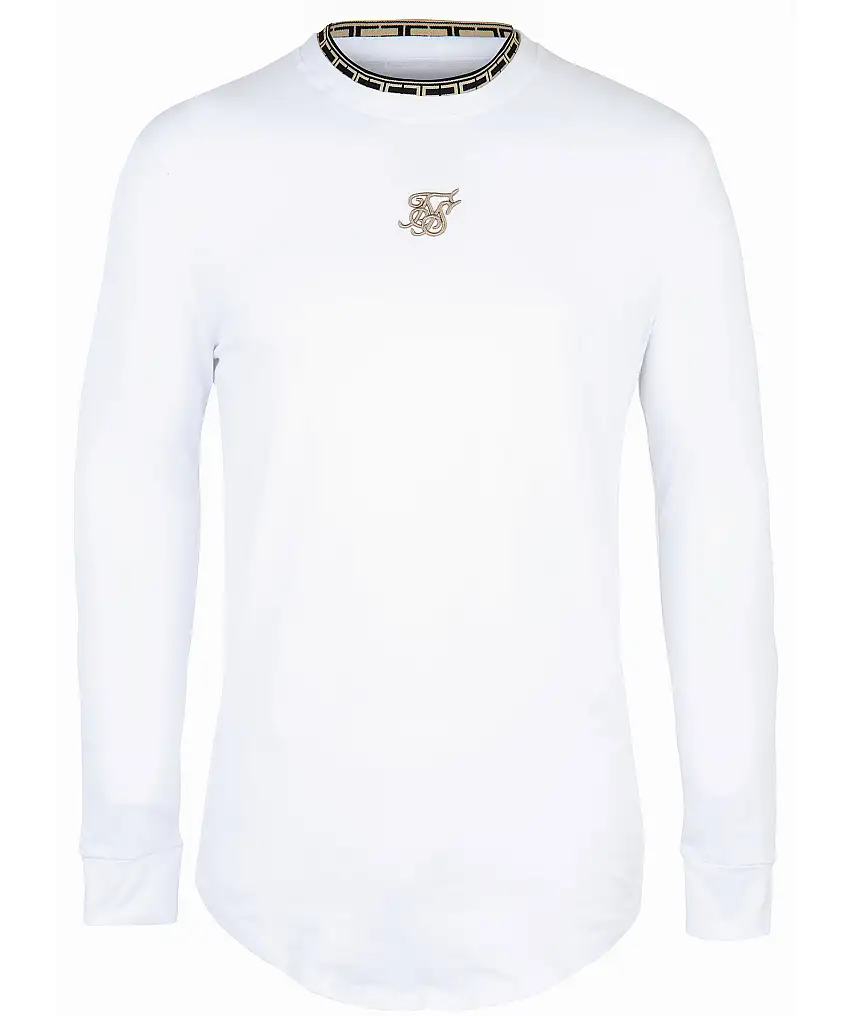 SikSilk Tape gym tee - Vit