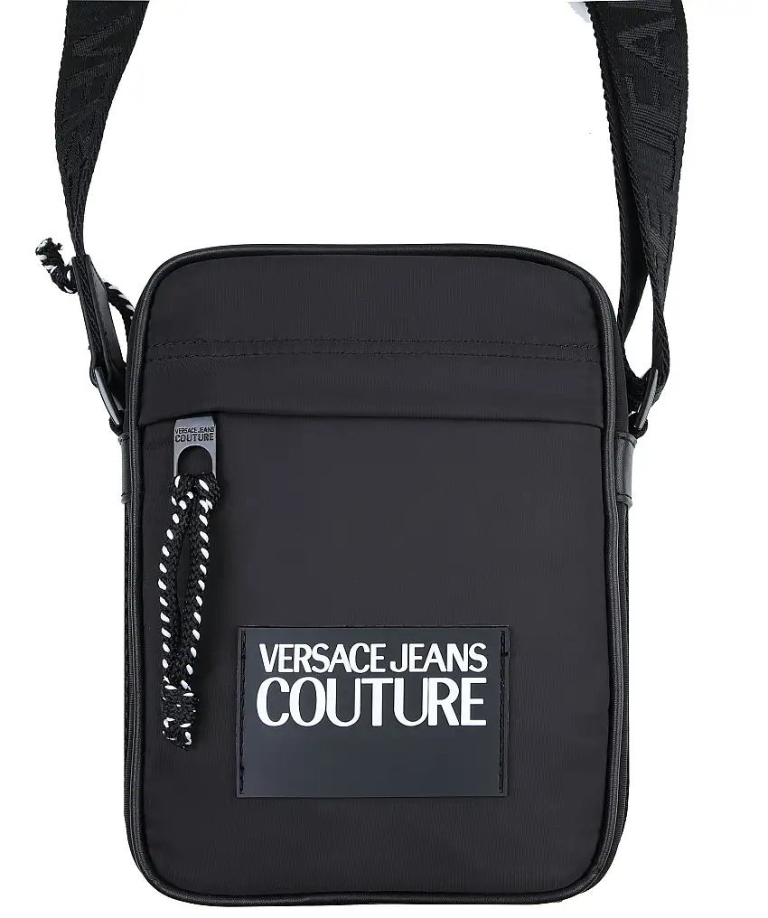 Versace Jeans Couture Small Bag Nylon Logo - Svart