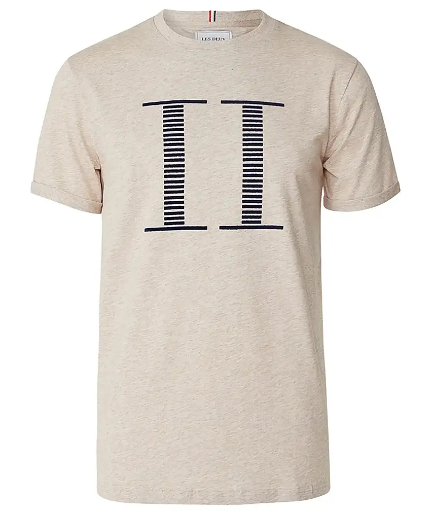 Les Deux Stripe Encore T-Shirt - Beige