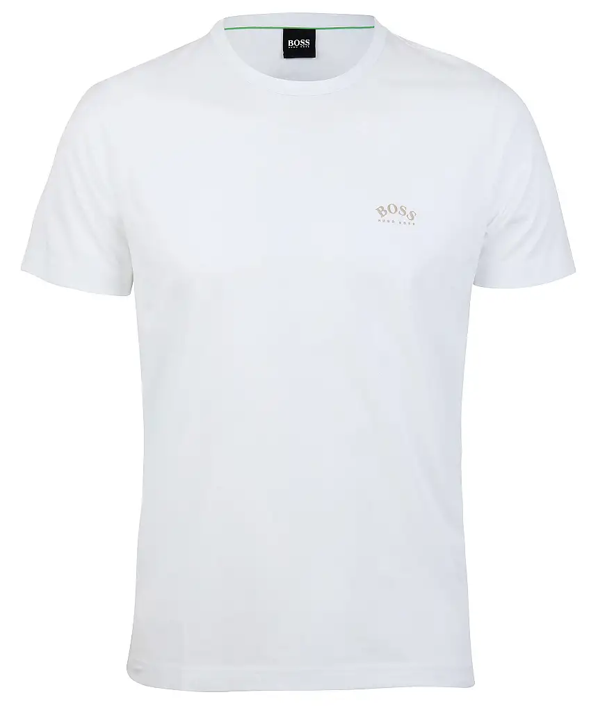 Boss Athleisure Tee Curved - Vit