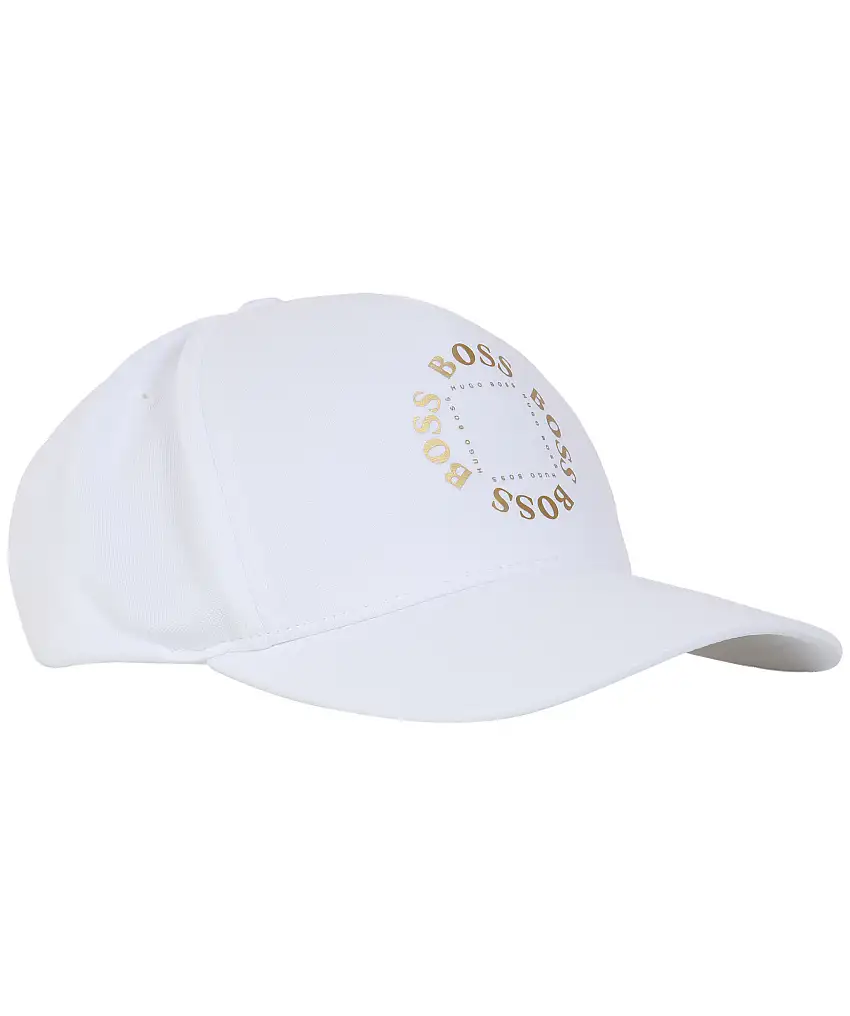Boss Athleisure Cap Circle - Vit
