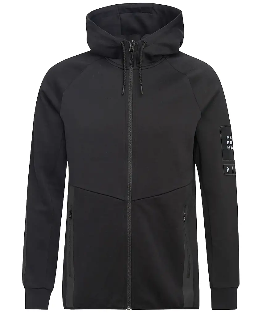 Peak Performance M Tech Zip Hood - Svart