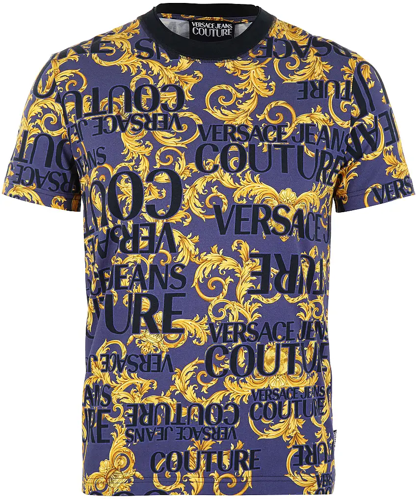 Versace Jeans Couture Baroque T-Shirt - Blå