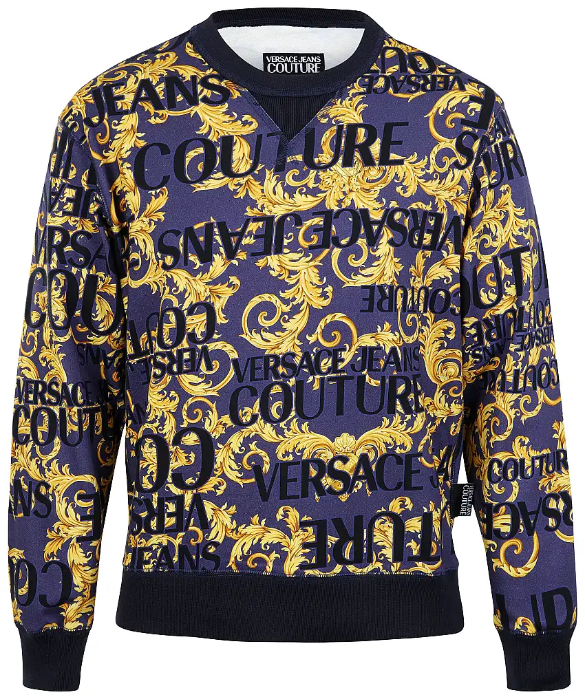 Versace Jeans Couture Baroque Sweatshirt - Blå