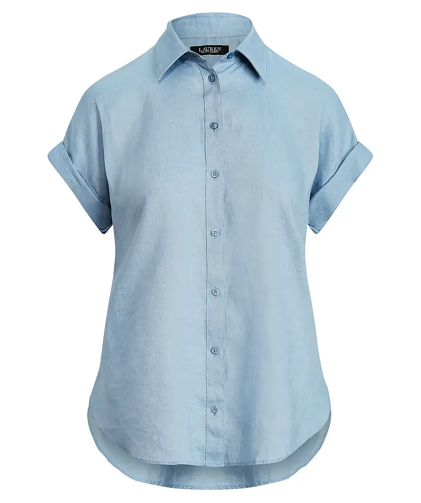 Lauren Ralph Lauren Broono short sleeve shirt - Blå