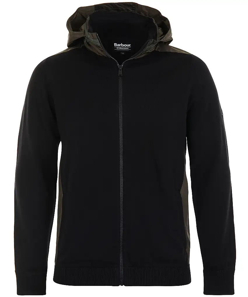 Barbour Aspect Zip Through - Svart