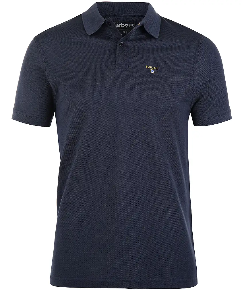 Barbour Saltire Mercerised Polo - Blå