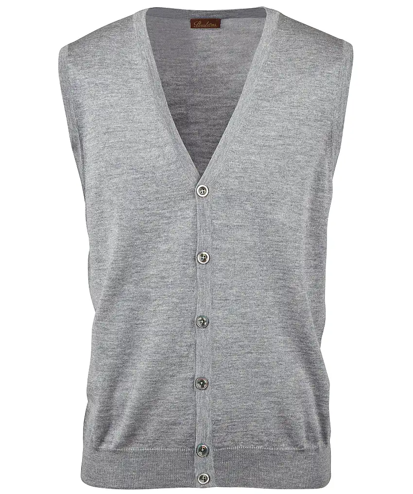 Stenströms Vest Merino Wool - Grå