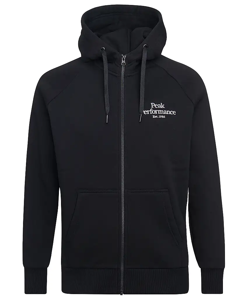 Peak Performance Original zip hood - Svart